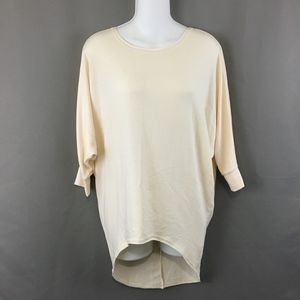 FreeLoader Shirt Beige Casual Tunic Sz Small
